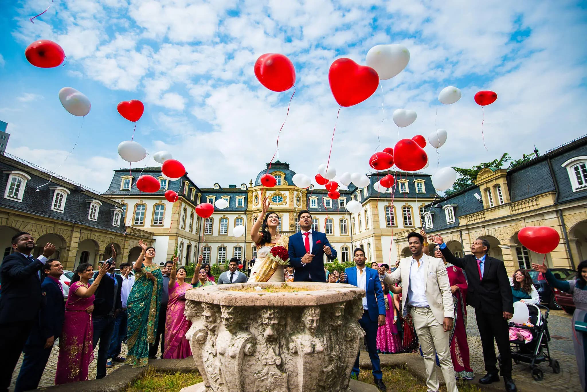 Brautpaar in Frankfurt, fotografiert von Hochzeitsfotograf Stefan Franke