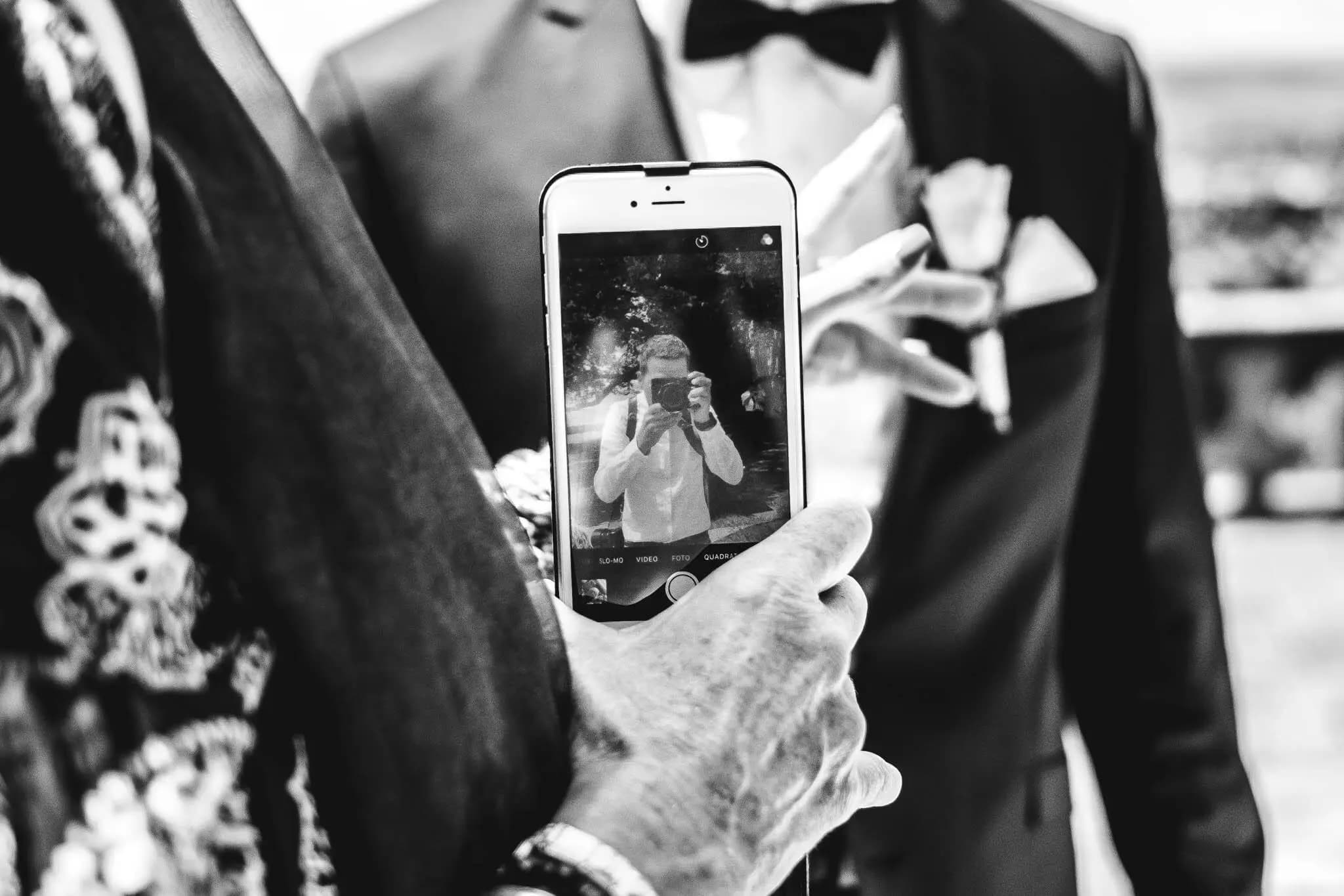 Stefan Franke im Einsatz auf einer Hochzeit