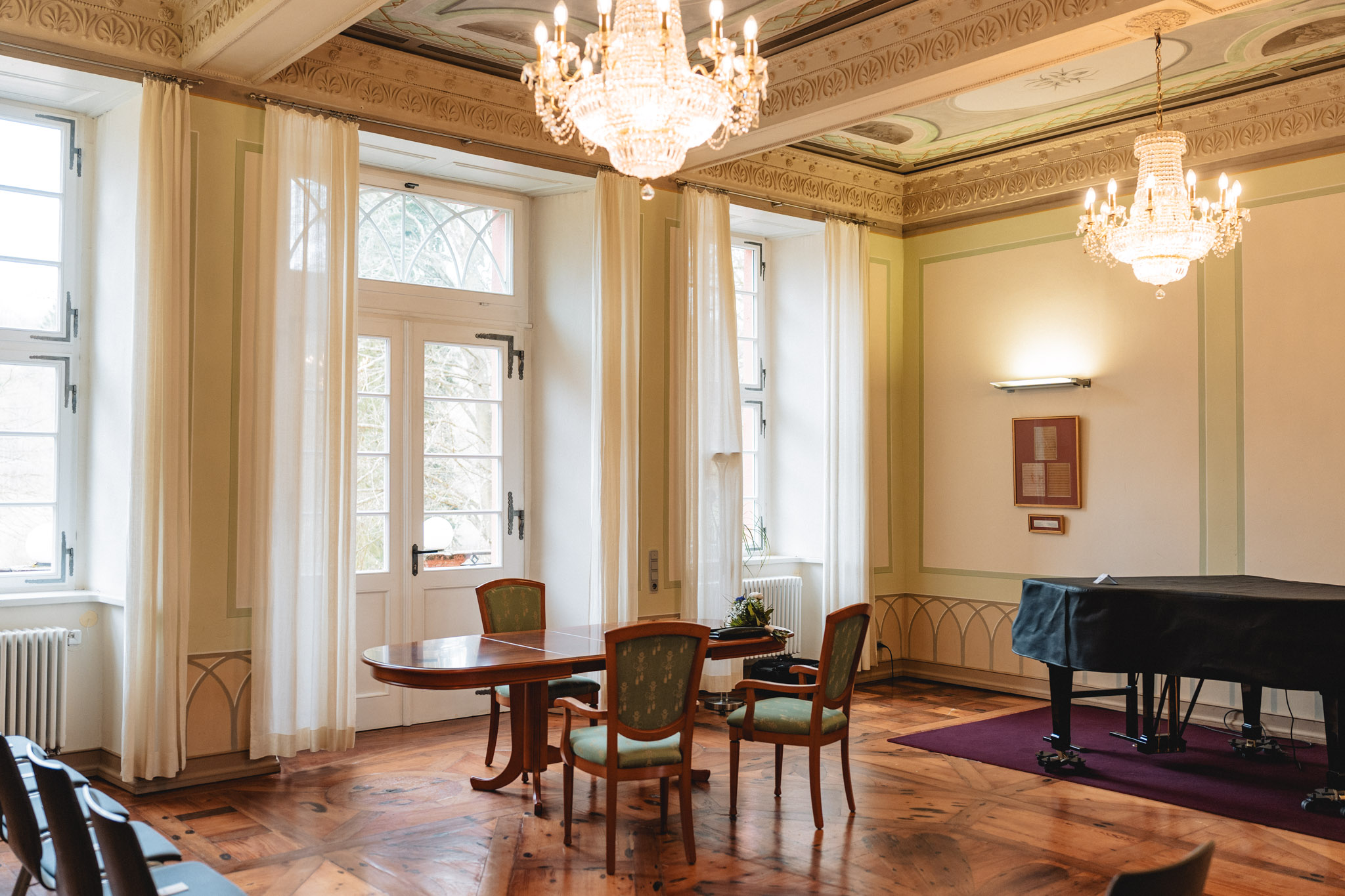 Hochzeit im Chinesischen Tapetenzimmer im Schloss Hallenburg Schlitz