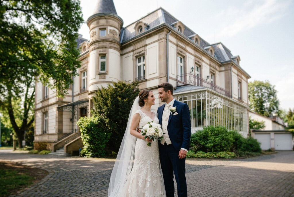 standesamt giessen villa leutenberg brautpaar