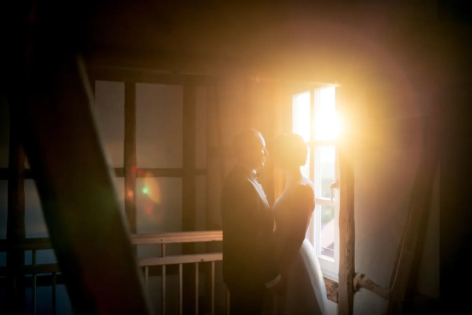 goldene Stunde hochzeitsfotografie indoor